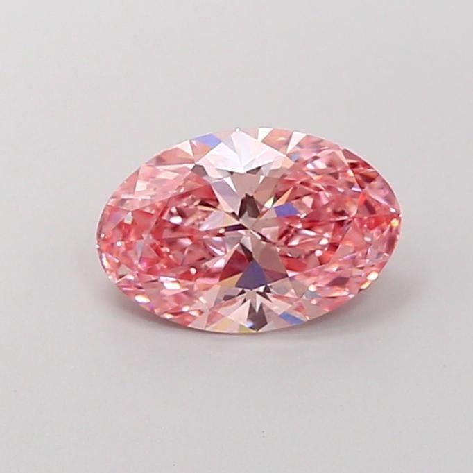 1.53 Ct. Fancy Vivid Pink Oval Lab Grown Diamond