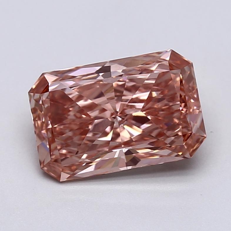 2.88 Ct. Fancy Vivid Pink Radiant Lab Grown Diamond
