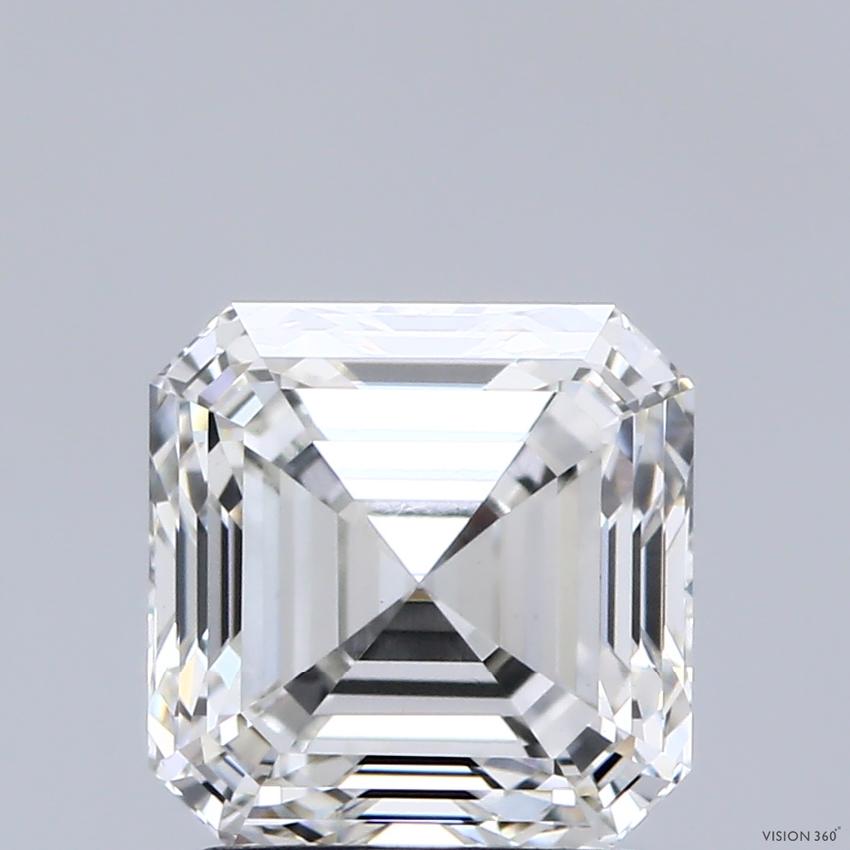 2.22 Ct. Fancy Vivid Blue Asscher Lab Grown Diamond