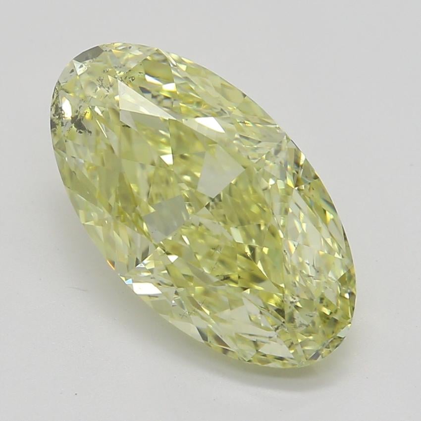 2.01 Ct. Fancy Yellow Oval Diamond