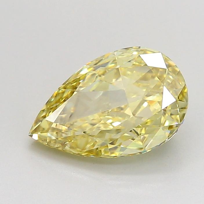 1.65 Ct. Fancy Intense Yellow Pear Lab Grown Diamond