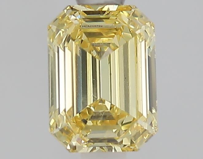1.10 Ct. Fancy Intense  Yellow Emerald Lab Grown Diamond