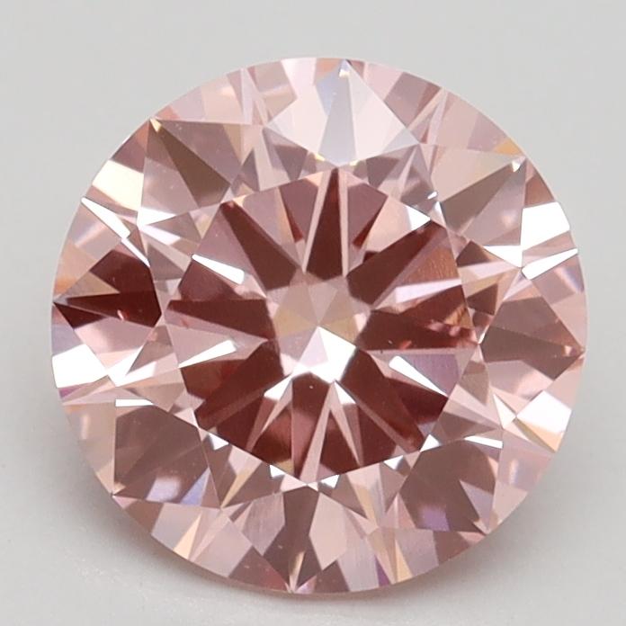 1.82 Ct. Fancy Intense Pink Round Lab Grown Diamond
