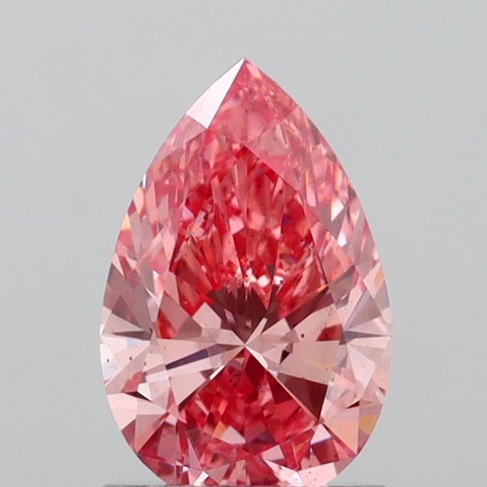 1.28 Ct. Fancy Vivid Pink Pear Lab Grown Diamond