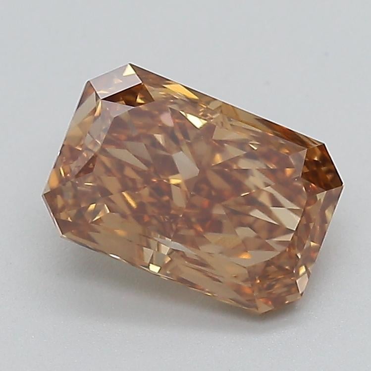 1.09 Ct. Fancy Light  Brown Radiant Lab Grown Diamond