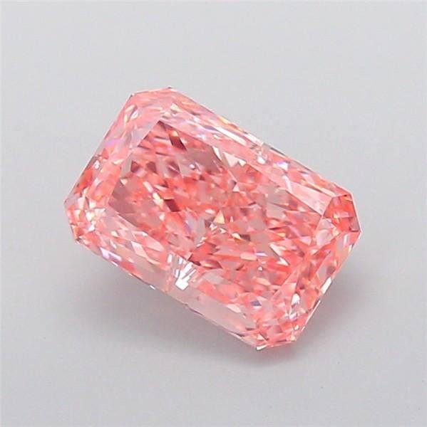 2.03 Ct. Fancy Vivid Pink Radiant Lab Grown Diamond