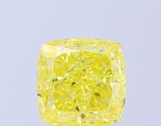 2.00 Ct. Fancy Yellow Cushion Lab Grown Diamond