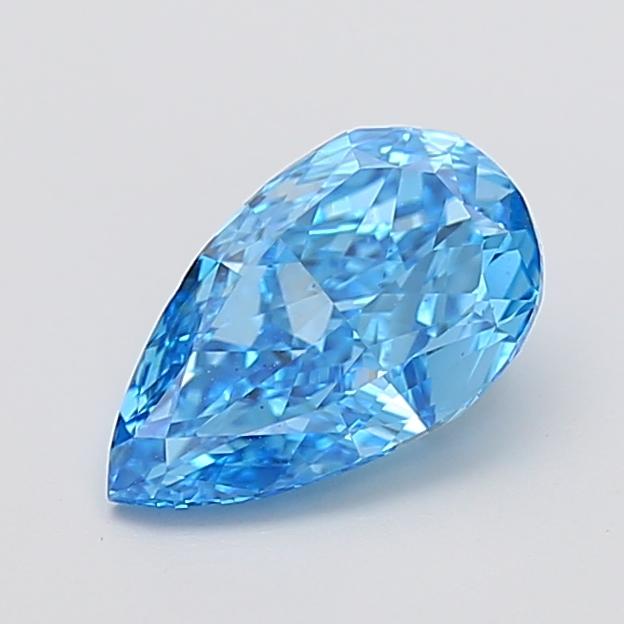 1.92 Ct. Fancy Blue Pear Lab Grown Diamond