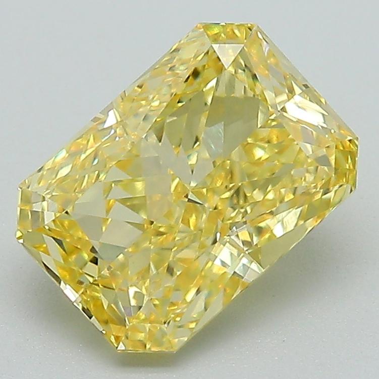 2.5 Ct. Fancy Intense Yellow Radiant Lab Grown Diamond