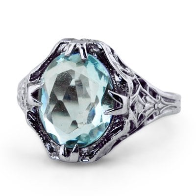 Art Nouveau Other gemstones Vintage Ring