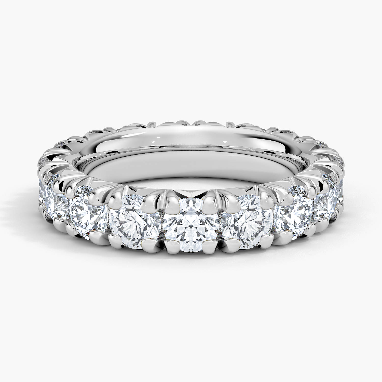 Rose gold diamond engagement ring with surprise diamond details