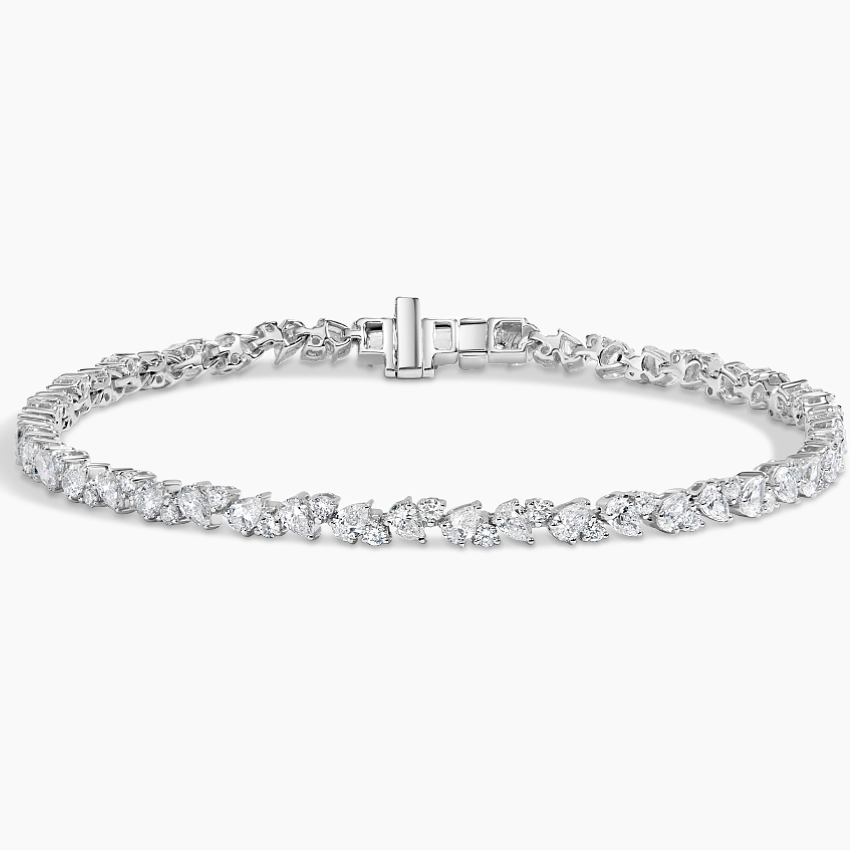 Off-White Gold Pavé Arrow Bracelet