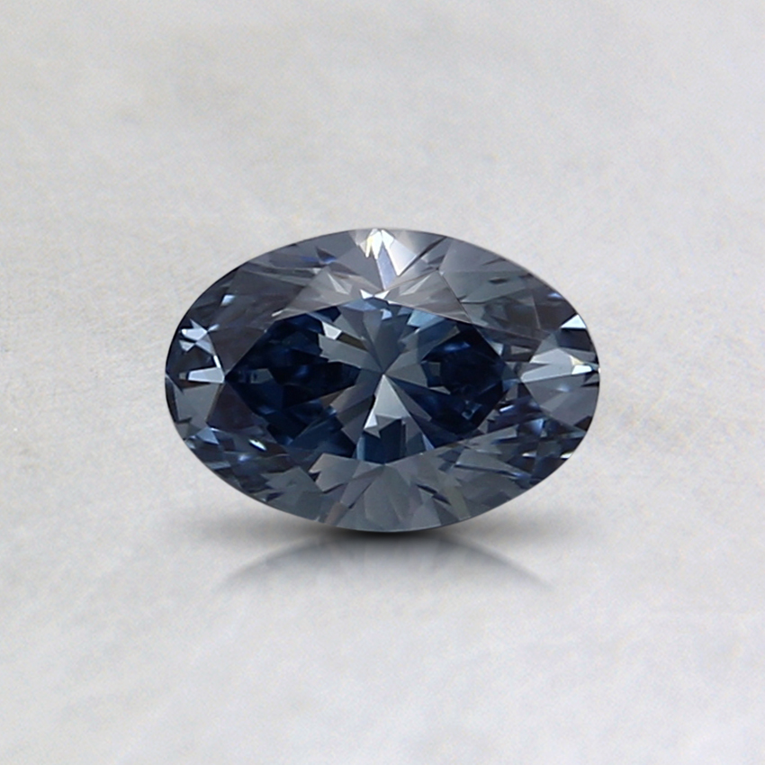 0.38 Ct. Fancy Deep Blue Oval Lab Grown Diamond