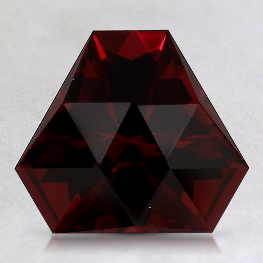 9mm Unheated Red Modified Shield Rhodolite Garnet