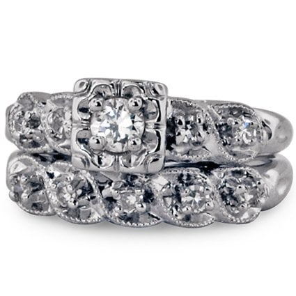 Retro Diamond Vintage Ring