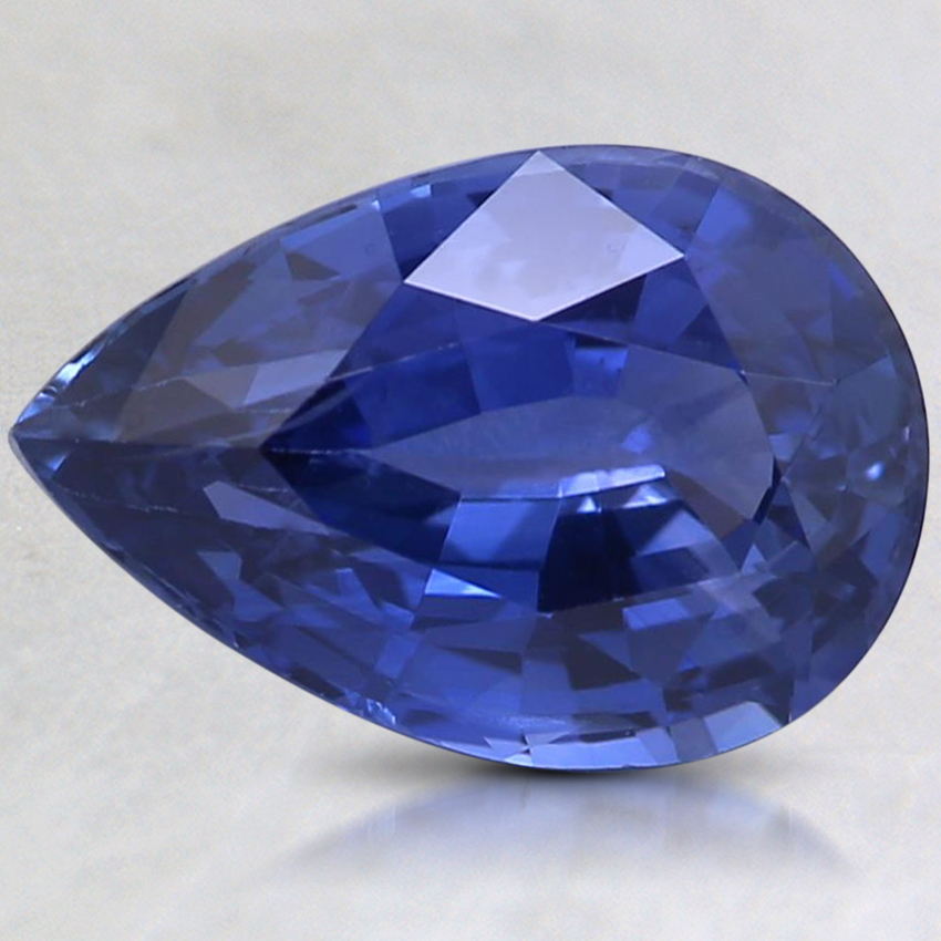 10.2x6.9mm Premium Blue Pear Sapphire