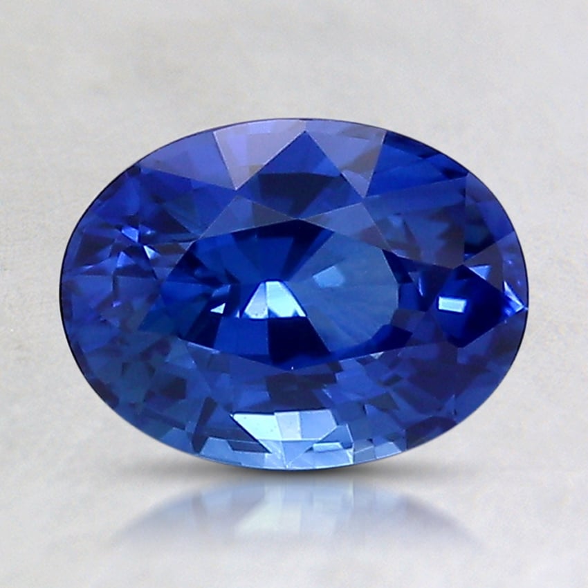 8.1x6.1mm Blue Oval Sapphire