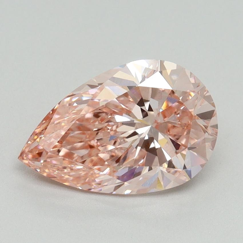 2.01 Ct. Fancy Vivid Pink Pear Lab Grown Diamond