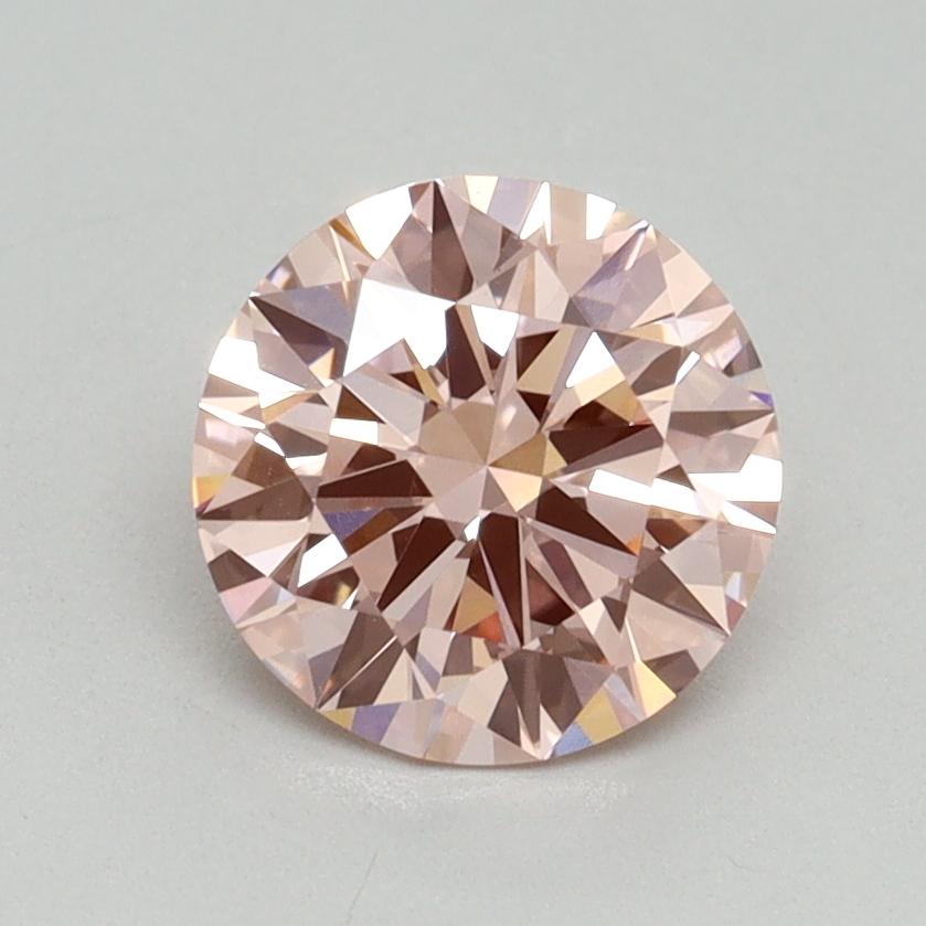1.33 Ct. Fancy Intense Pink Round Lab Grown Diamond