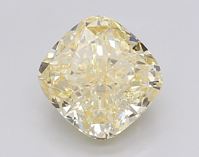 2.55 Ct. Fancy Intense Yellow Cushion Lab Grown Diamond