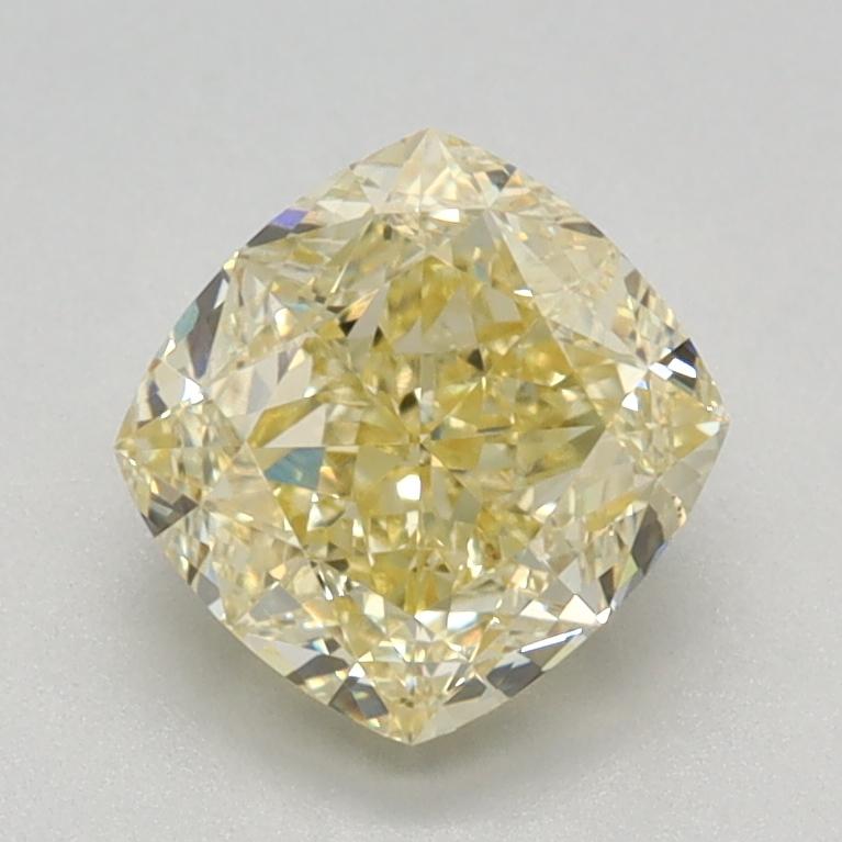 1.46 Ct. Fancy Intense Yellow Cushion Lab Grown Diamond
