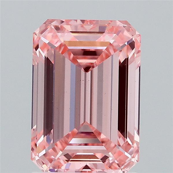 2.01 Ct. Fancy Vivid Pink Emerald Lab Grown Diamond