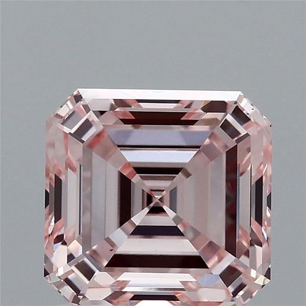 2.01 Ct. Fancy Pink Asscher Lab Grown Diamond