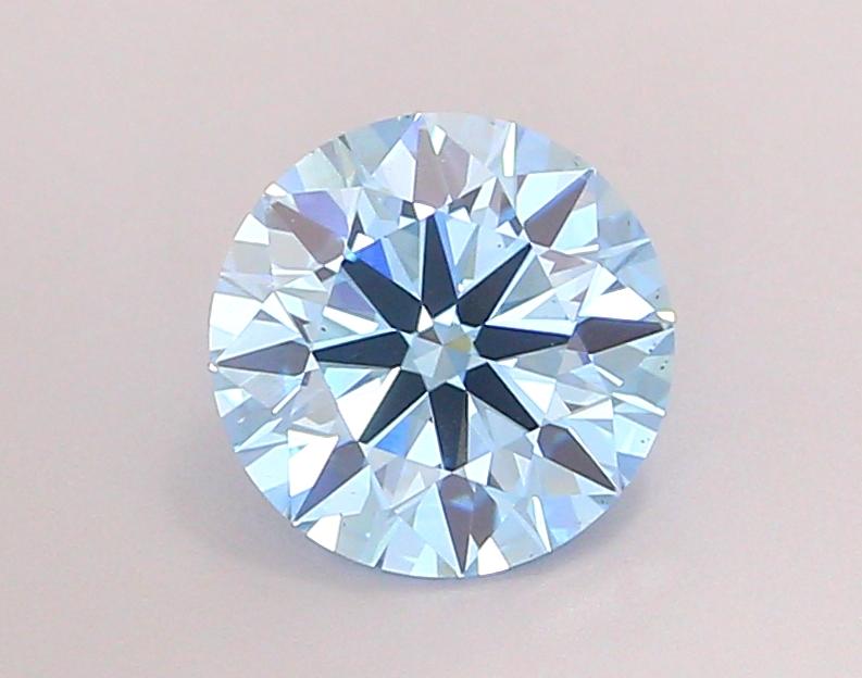1.65 Ct. Fancy Vivid Blue Round Lab Grown Diamond