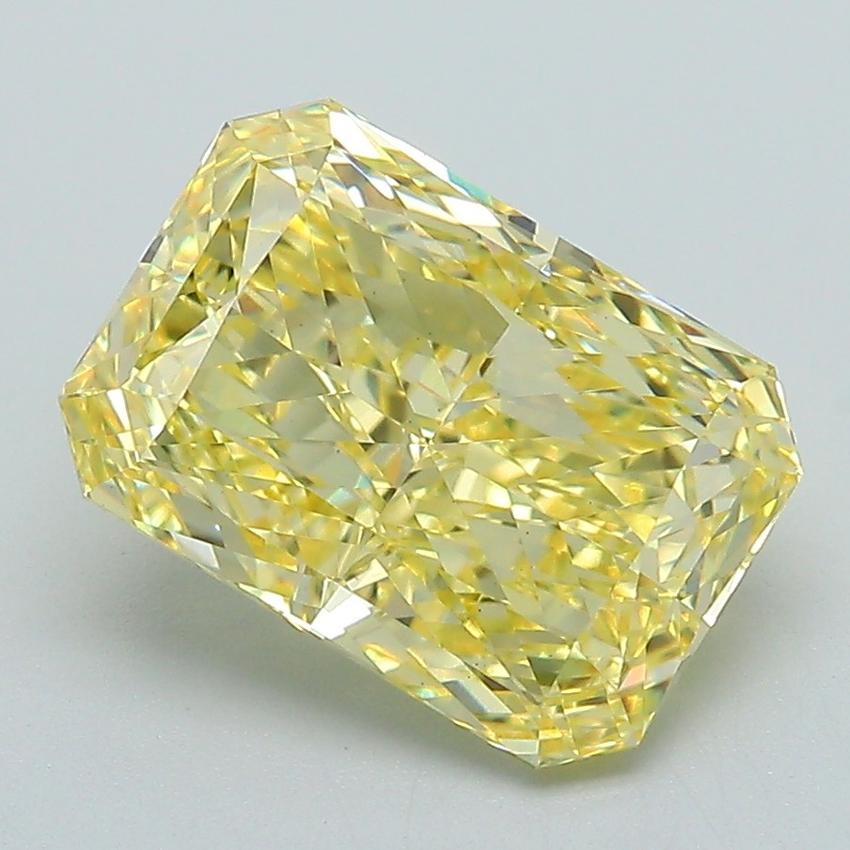 3.03 Ct. Fancy Intense Yellow Radiant Lab Grown Diamond