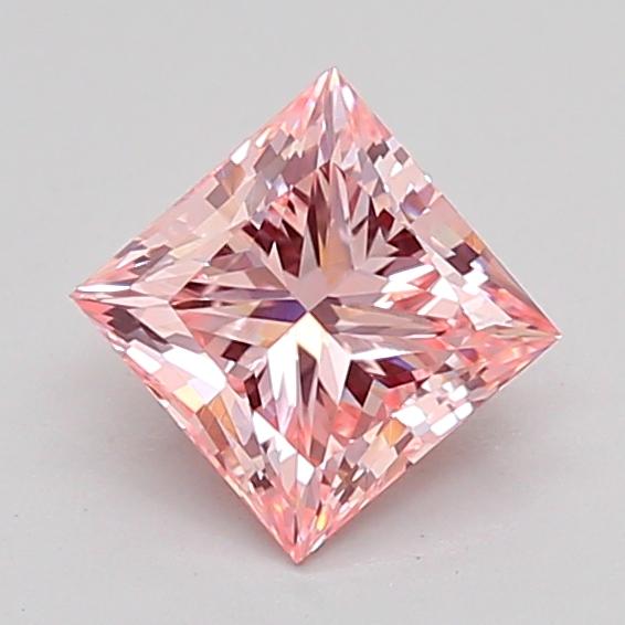 0.99 Ct. Fancy Intense Pink Princess Lab Grown Diamond