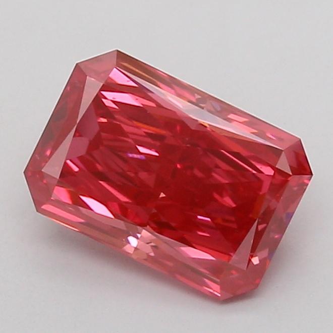 2.07 Ct. Fancy Vivid Pink Radiant Lab Grown Diamond