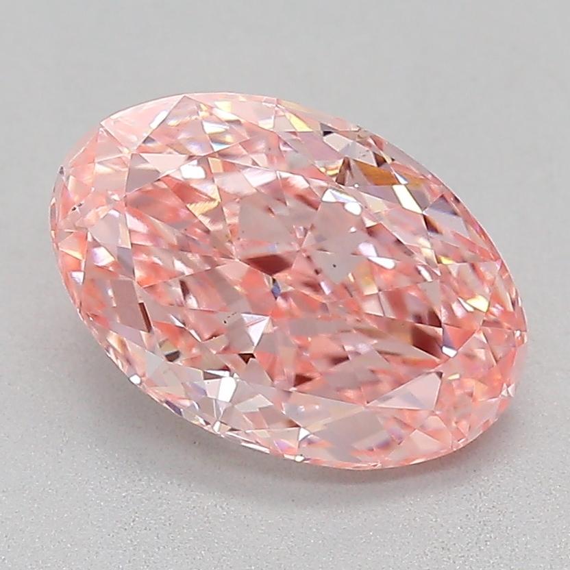 1.40 Ct. Fancy Vivid  Pink Oval Lab Grown Diamond