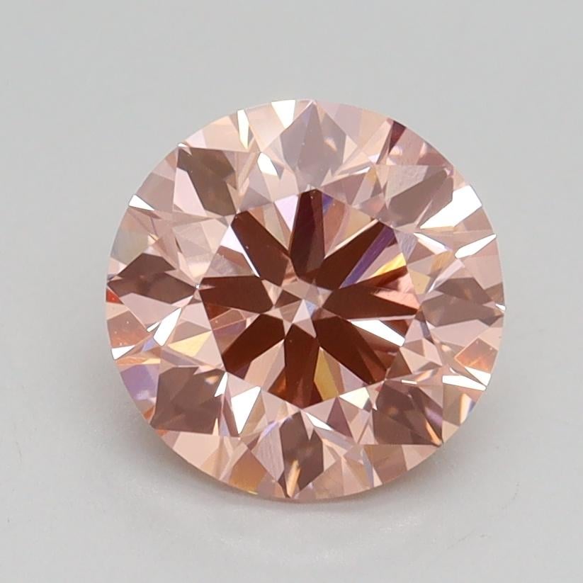 1.63 Ct. Fancy Intense Pink Round Lab Grown Diamond