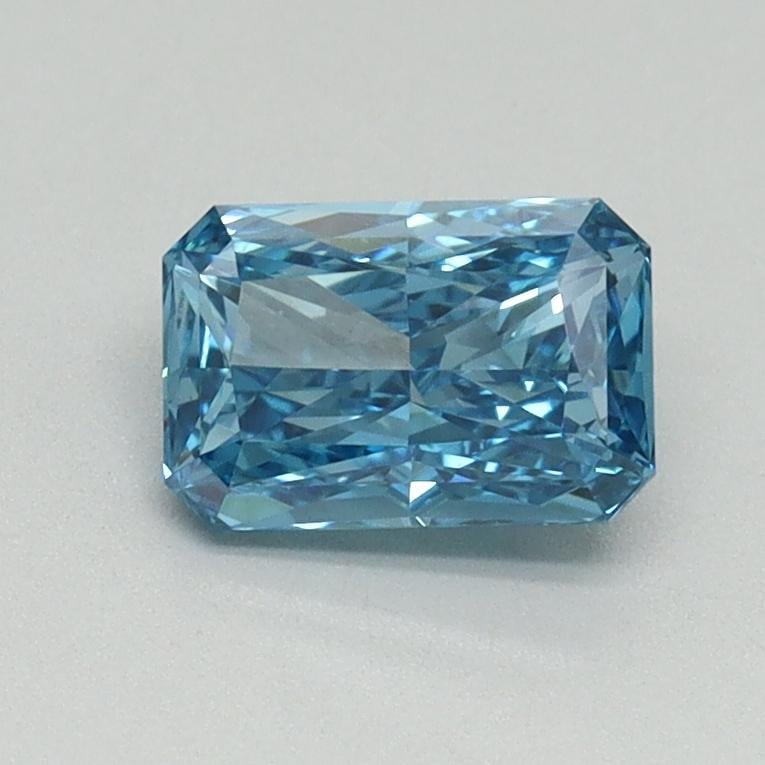0.80 Ct. Fancy Vivid Blue Radiant Lab Grown Diamond