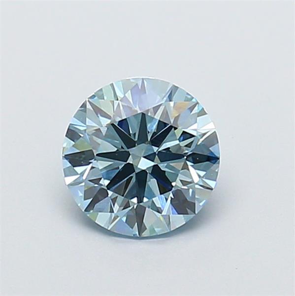 1.01 Ct. Fancy Intense  Blue Round Lab Grown Diamond