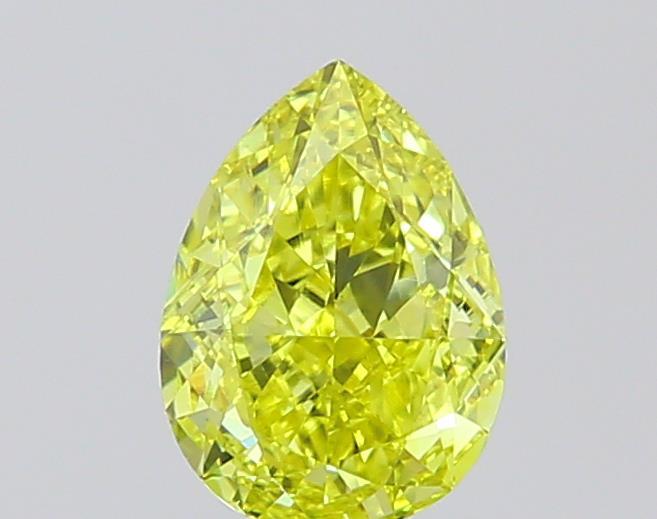 1.02 Ct. Fancy Vivid Yellow Pear Lab Grown Diamond