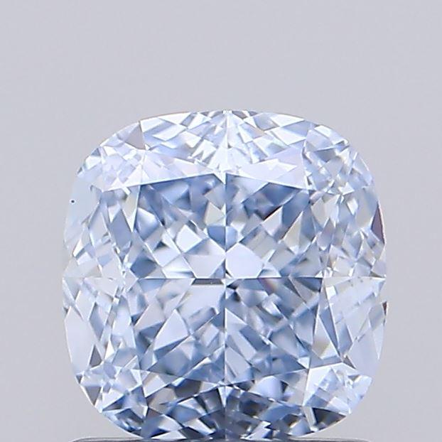 1.28 Ct. Fancy Blue Cushion Lab Grown Diamond