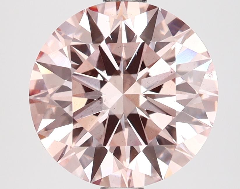 2.60 Ct. Fancy Pink Round Lab Grown Diamond