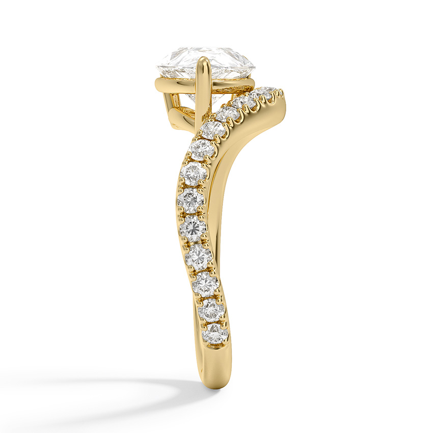 Silhouette Diamond Ring (1/2 ct. tw.) in 18K Yellow Gold