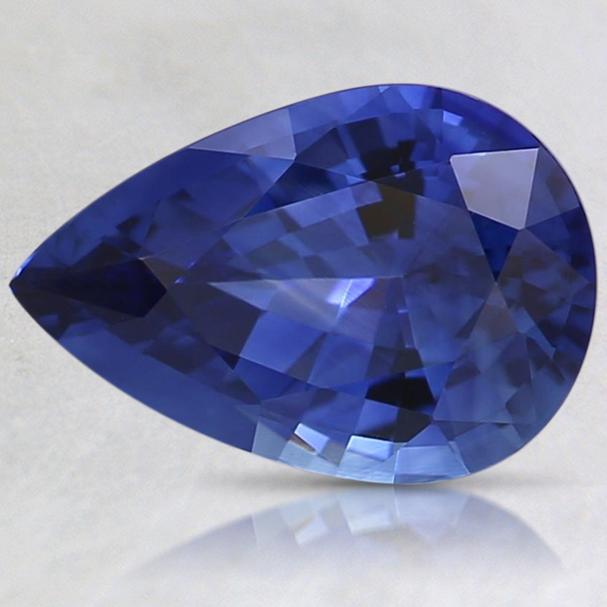 8.9x6mm Premium Blue Pear Sapphire