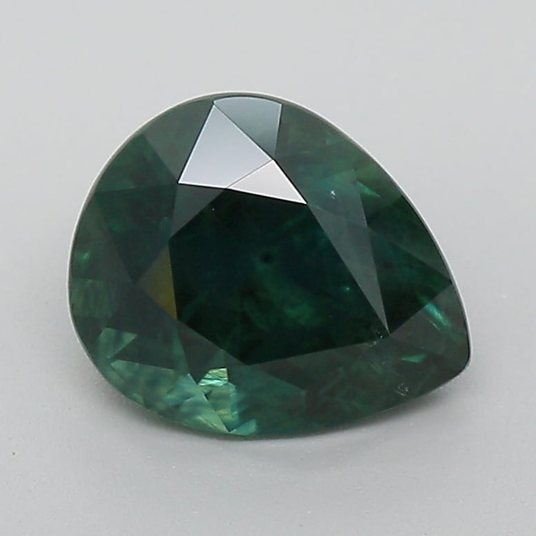 8.4x6.9mm Teal Pear Montana Sapphire