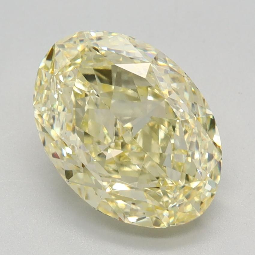 2.58 Ct. Fancy Intense Yellow Oval Lab Grown Diamond