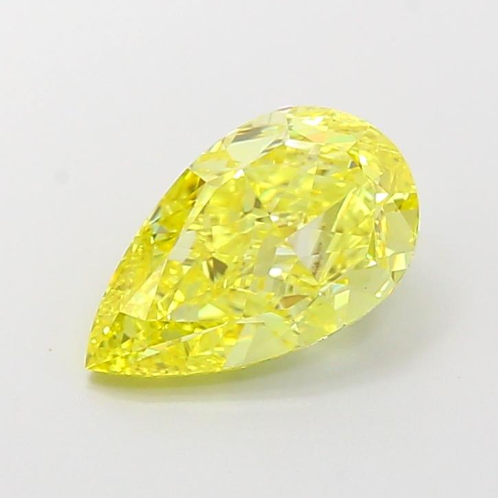 3.00 Ct. Fancy Intense Yellow Pear Lab Grown Diamond