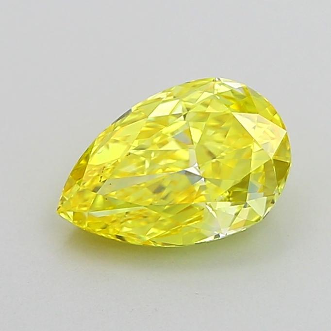 1.02 Ct. Fancy Intense None Yellow Pear Lab Grown Diamond