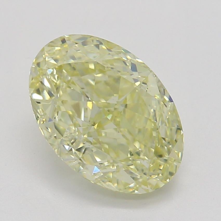 1.12 Ct. Fancy Light Yellow Oval Diamond