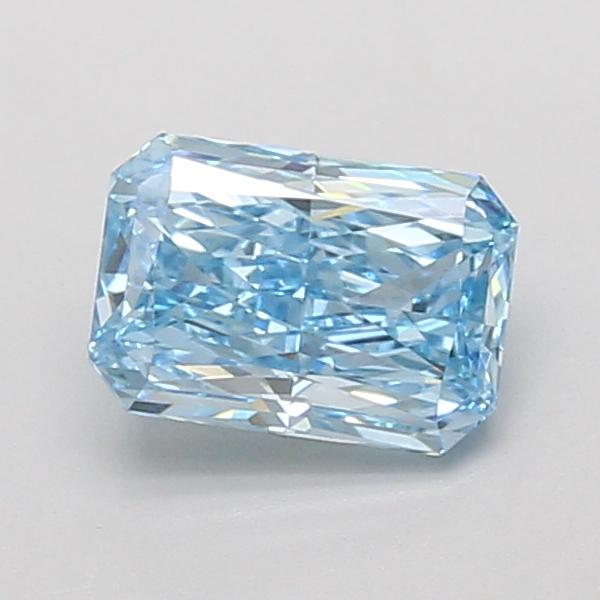1.06 Ct. Fancy Vivid Blue Radiant Lab Grown Diamond