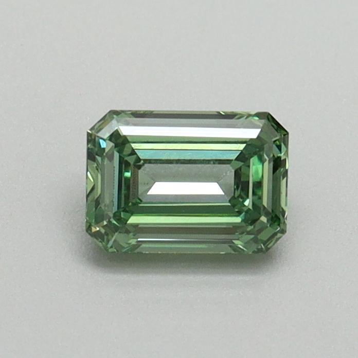 0.48 Ct. Fancy Vivid Pacific Green Emerald Lab Grown Diamond