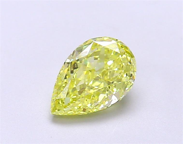 1.03 Ct. Fancy Intense Yellow Pear Lab Grown Diamond