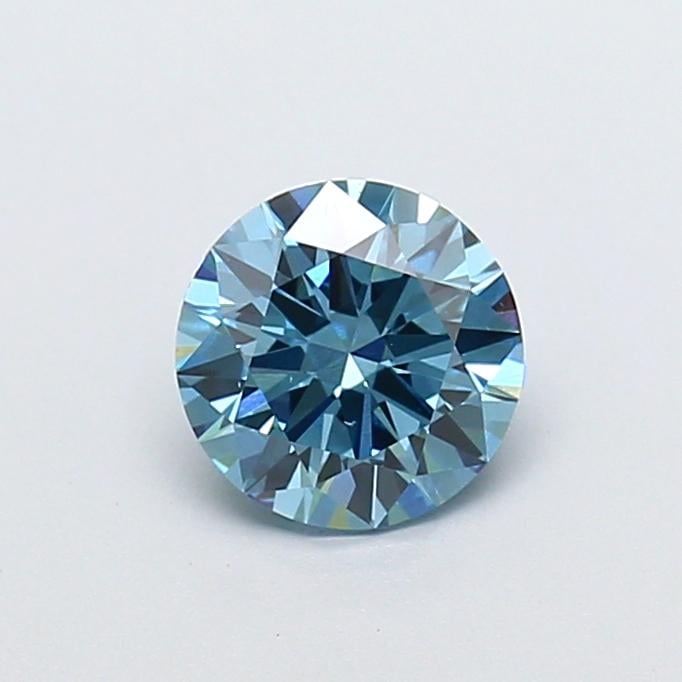 1.00 Ct. Fancy Vivid  Blue Round Lab Grown Diamond