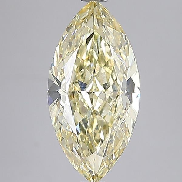 4.09 Ct. Fancy Yellow Marquise Lab Grown Diamond